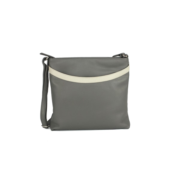 Eastern Counties Leather Dam/Dam Aimee Färgband Handväska Grey/White One size
