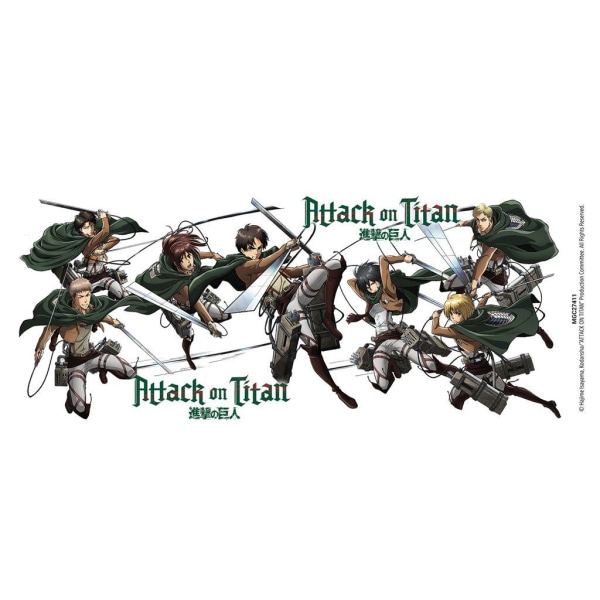 Attack on Titan Inner Two Tone Mugg One Size Vit/Grön White/Green One Size