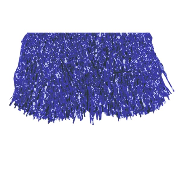 Smiffys Metalliska Pom Poms (2-pack) One Size Blå Blue One Size