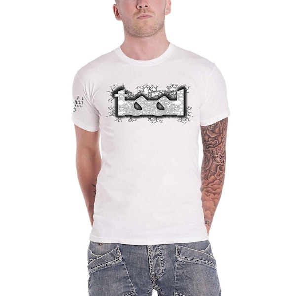 Tool Unisex Vuxen Dubbel Bild T-Shirt XL Vit White XL