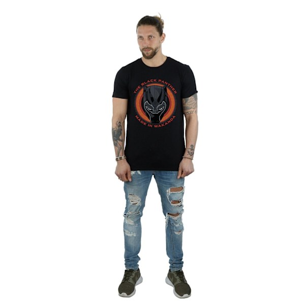 Marvel Herr Svart Panther Made in Wakanda Röd T-shirt XL Svart Black XL