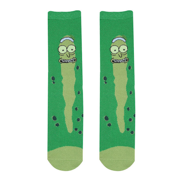 Rick And Morty Unisex Vuxen Pickle Rick Strumpor L-XL Grön Green L-XL