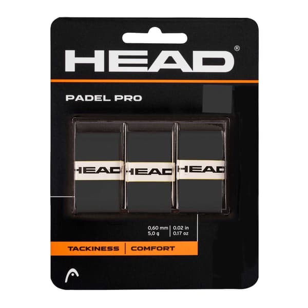 Head Pro Logo Racketgrepp (3-pack) One Size Svart Black One Size