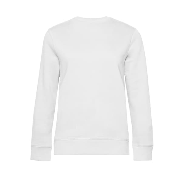 B&C Dam/Dam Queen Crew Neck Tröja M Vit White M