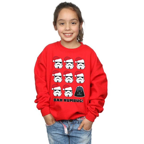 Star Wars Girls Jul Humbug Sweatshirt 12-13 År Röd Red 12-13 Years