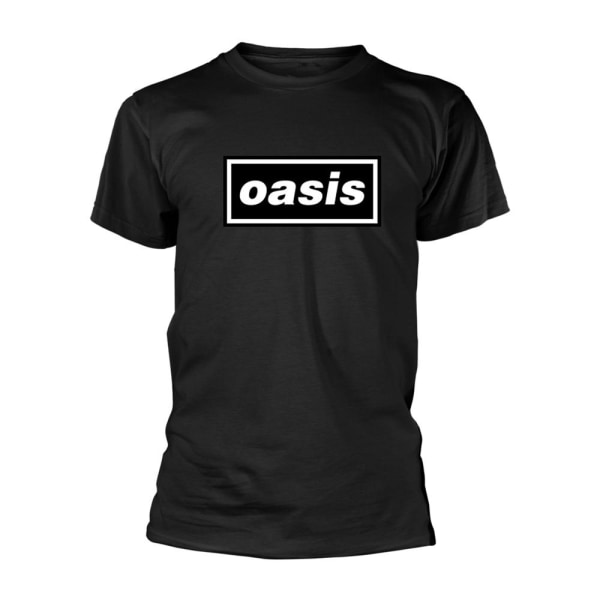 Oasis Unisex Adult Decca Logo T-shirt S Svart Black S