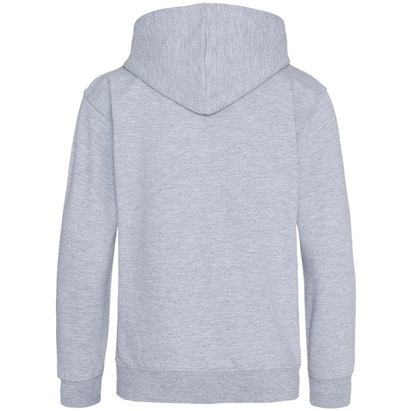 Awdis Barn/Barn Hoodie i ekologisk bomull 3-4 år Heather Grey Heather Grey 3-4 Years