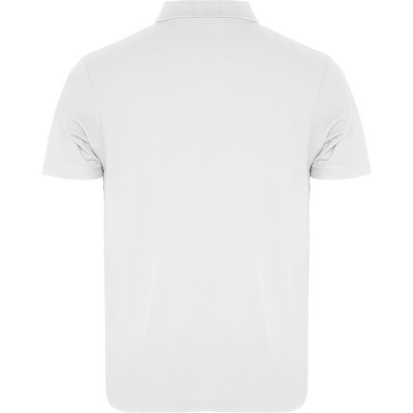 Roly Unisex Austral Kortärmad Pikétröja XL Vit White XL