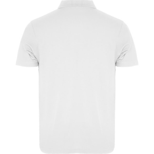 Roly Unisex Austral Kortärmad Pikétröja XXL Vit White XXL