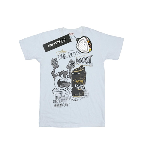 Looney Tunes Boys Taz Energy Boost T-shirt 5-6 år Vit White 5-6 Years