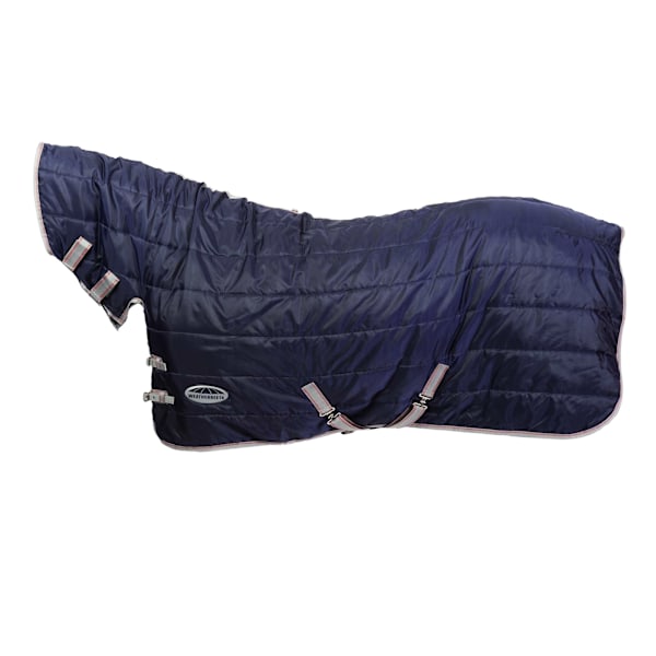 Weatherbeeta Comfitec Medium/Lite 210d Channel Quilt Combo Neck Navy/Silver/Red 7 ft