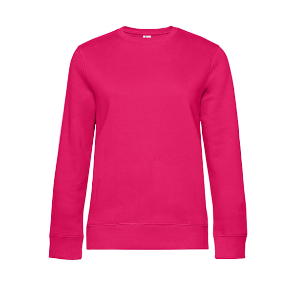 B&C Dam/Dam Queen Crew Neck Tröja XXL Magenta Rosa Magenta Pink XXL