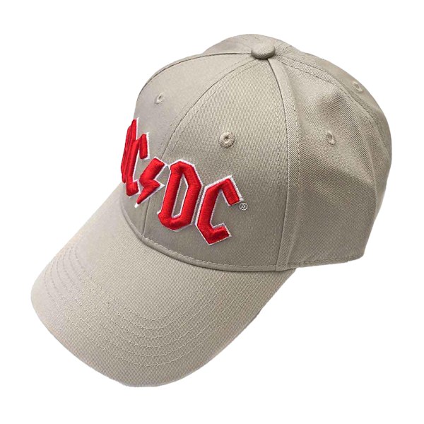 AC/DC Unisex Vuxen Logo Baseball Cap One Size Sand Sand One Size
