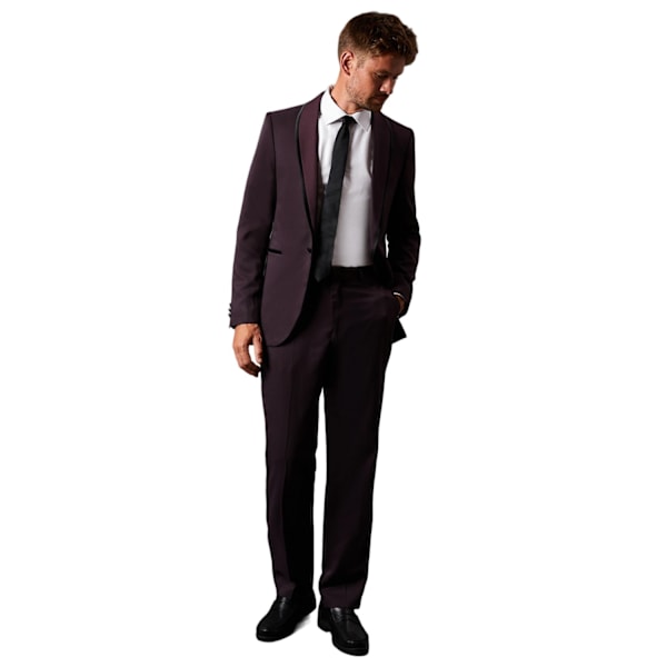 Burton Herr Tuxedo Byxor 30R Burgunder Burgundy 30R