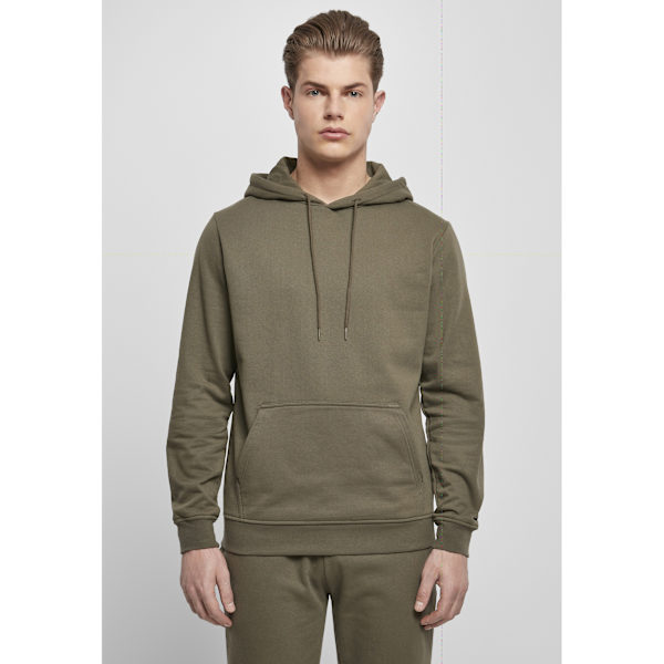 Bygg ditt varumärke Herr Basic Hoodie 4XL Oliv Olive 4XL