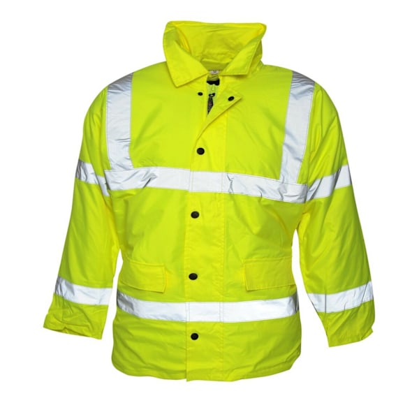 Absolute Apparel Hi Viz-jacka för män 3XL Saturn Yellow Saturn Yellow 3XL