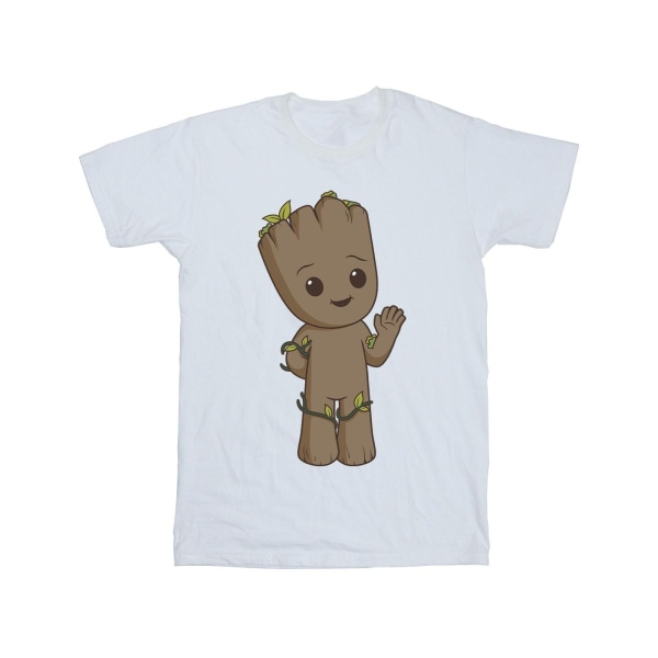 Marvel Girls I Am Groot Söt Groot Cotton T-shirt 5-6 år Whi White 5-6 Years