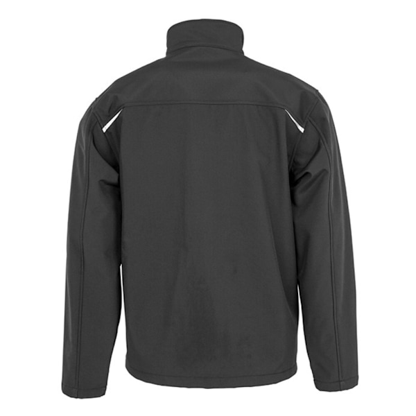 Result Genuine Recycled Mens Printable 3 Layer Soft Shell Jacke Black 3XL