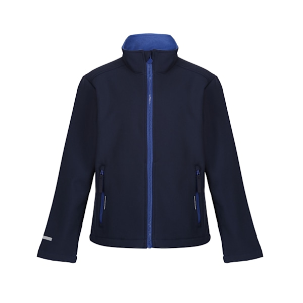 Regjun Barn/Barn 2 Lagers Mjuk Skaljacka 32In Marinblå/Ny R Navy/New Royal 32In