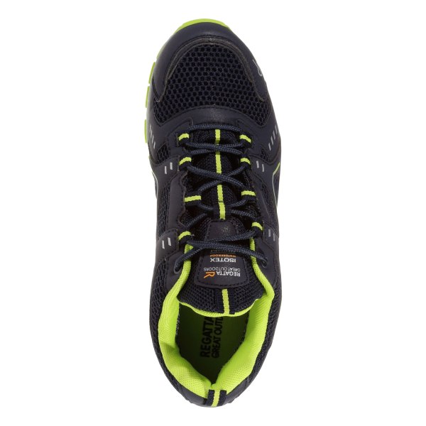 Regatta Mens Vendeavour Waterproof Walking Shoes 6 UK Navy/Lime Navy/Lime Punch 6 UK