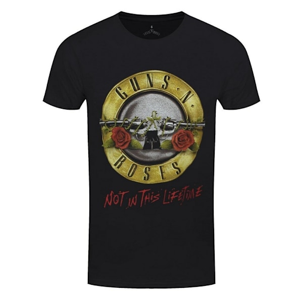 Guns N Roses Unisex Adult Not in this Lifetime Tour T-Shirt L B Black L