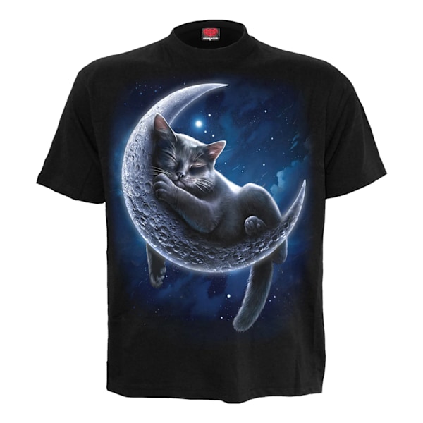 Spiral Direct Unisex Vuxen Sammet Måne T-shirt L Svart Black L