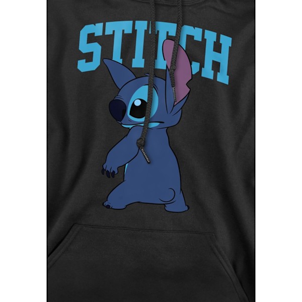 Lilo & Stitch Herr Hoodie med Klassisk Posering L Svart Black L