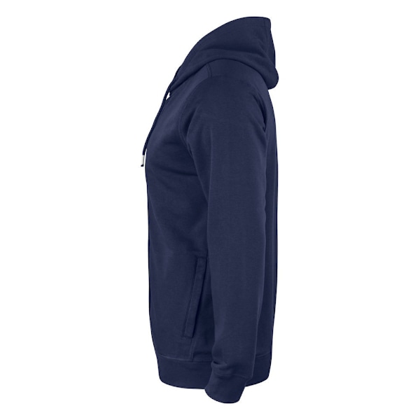 Clique Premium ekologisk bomull full zip huvtröja XL mörk marinblå Dark Navy XL
