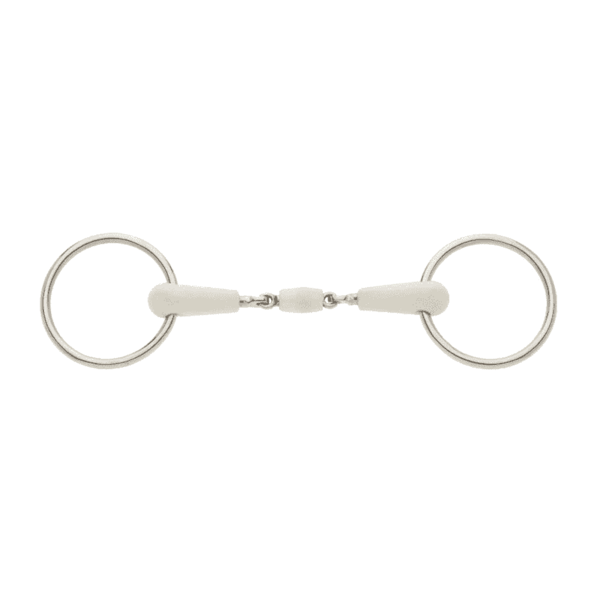 Lorina Flexi Peanut Joint Löst Ring Snaffle 6in Silver Silver 6in