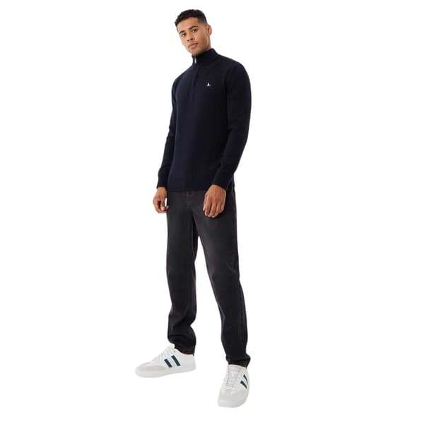 Jack Wills Herr Tröja med Hög Krage M Svart Black M
