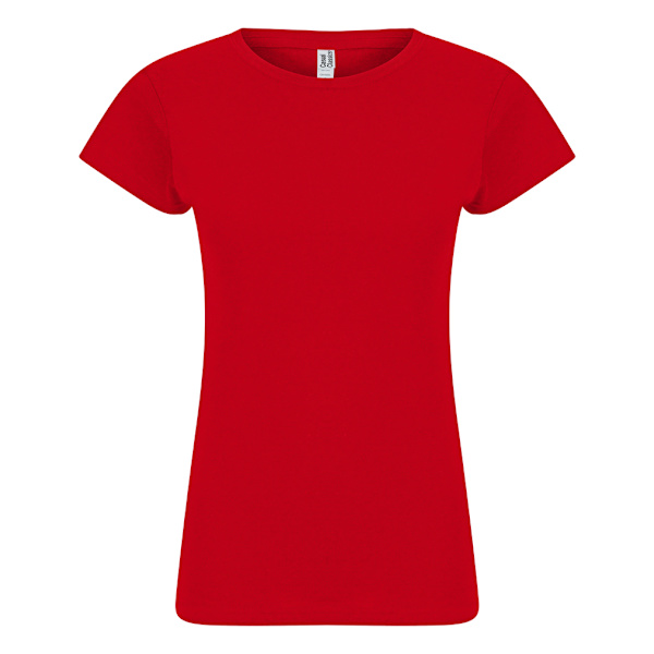 Casual Classic Dam/Dam T-shirt S Röd Red S