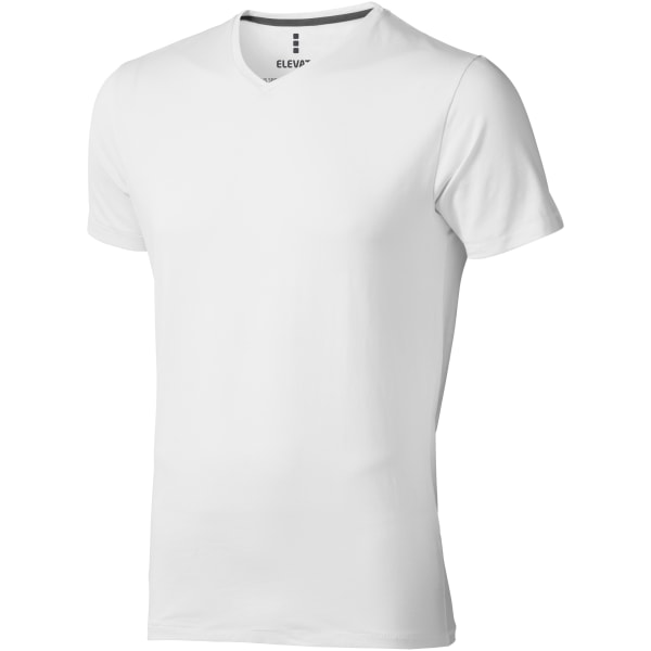 Elevate Mens Kawartha kortärmad T-shirt M Vit White M