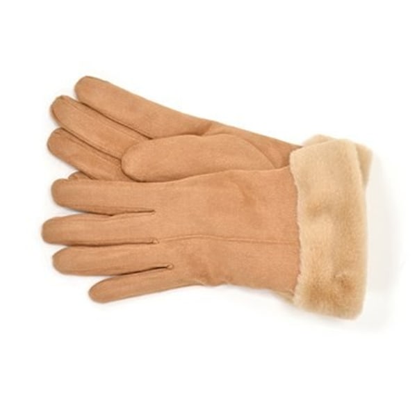 Foxbury Dam/Dam Sherpa Fodrade Handskar S/M Kamel Camel S/M