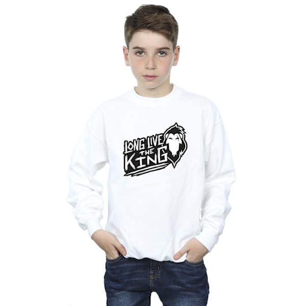 Disney Boys The Lion King The King Sweatshirt 12-13 år Vit White 12-13 Years