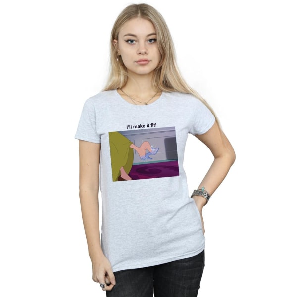 Disney Princess Dam/Ladies I´ll Make It Fit T-shirt i bomull M Sports Grey M