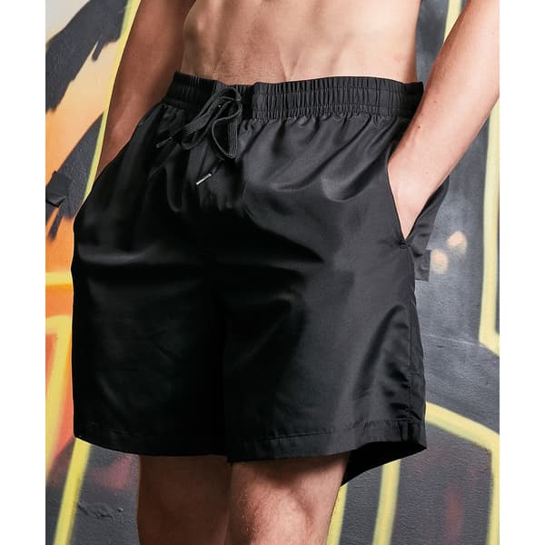 Bygg ditt varumärke herr badshorts S svart Black S