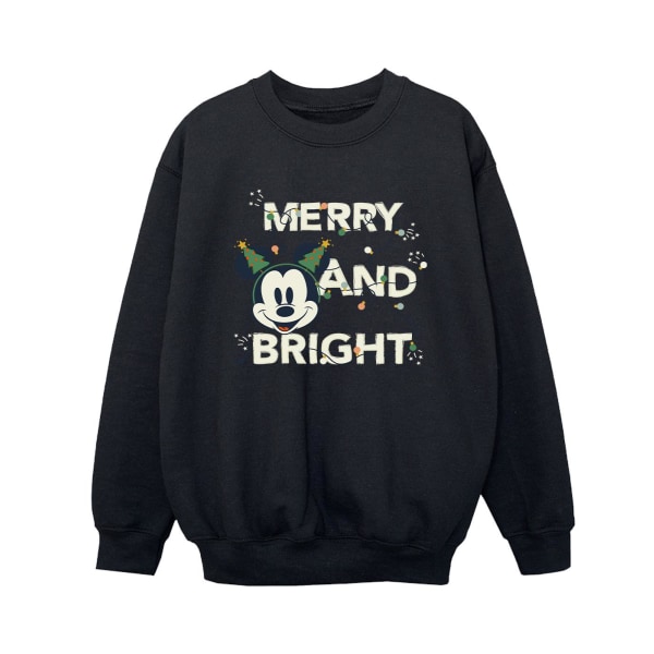 Disney Boys Musse Pigg Merry & Bright Sweatshirt 12-13 år Black 12-13 Years