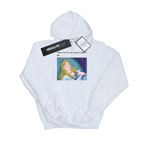 Disney Dam/Kvinnor Törnrosa Meme Hoodie S Vit White S