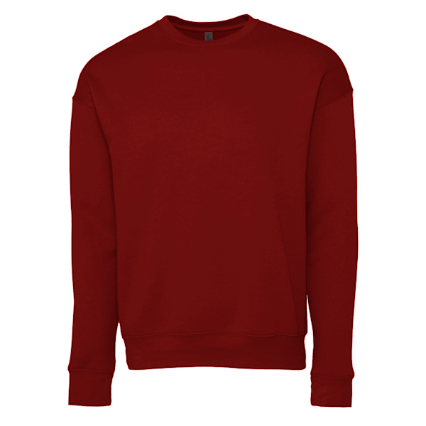 Bella + Canvas Unisex Drop Shoulder Sweatshirt L Maroon Maroon L