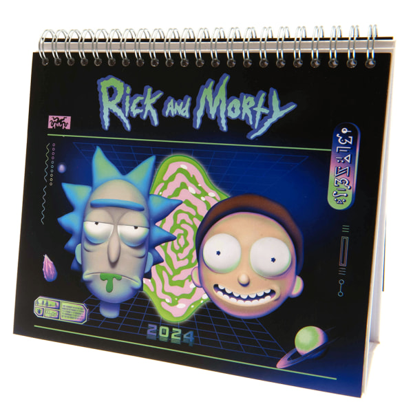 Rick And Morty 2024 Desktop Calendar One Size Flerfärgad Multicoloured One Size
