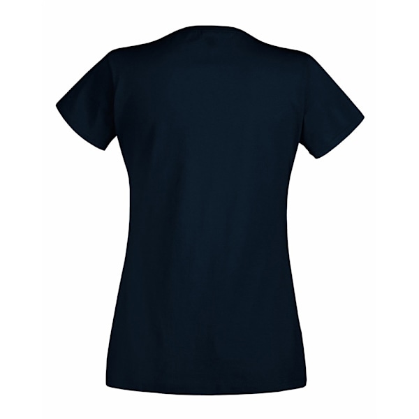 Fruit Of The Loom Dam/Kvinnors Lady-Fit Valueweight Kortärmad T-shirt Deep Navy L