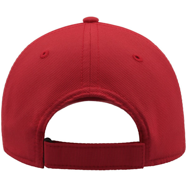 Atlantis Estoril 6 Panel Jacquard Recycled Baseball Cap One Size Red One Size