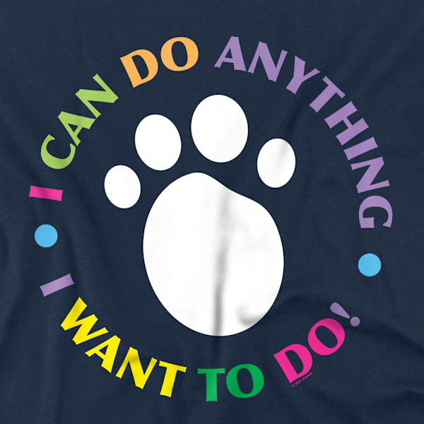 Blue´s Clues Herr I Can Do Anything! T-Shirt XXL Marinblå Navy XXL