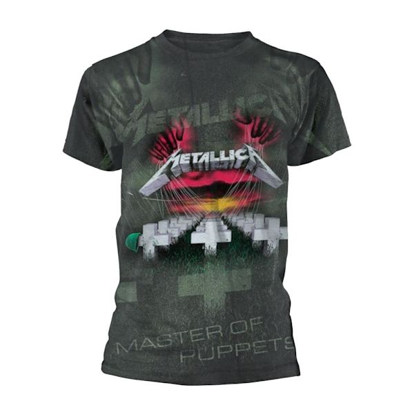 Metallica Unisex Adult Master Of Puppets T-Shirt XXL Grå Grey XXL