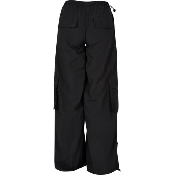 Urban Classics Dam Nylon Crinklade Vida Cargobyxor Black 3XL