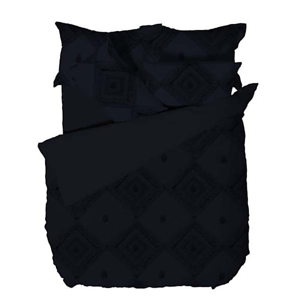 Linen House Adalyn Aztec Påslakan Set Enkelsäng Indigo Blå Indigo Blue Single