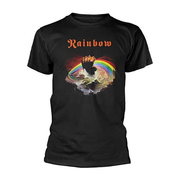 Rainbow Unisex Adult Rising Distressed Regular T-Shirt M Svart Black M