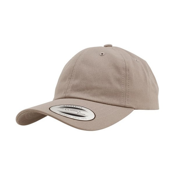 Yupoong Flexfit 6-panel Baseball Cap Med Spänne En Storlek Khaki Khaki One Size