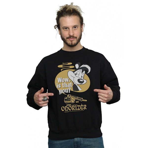 Looney Tunes Mens Odorizer Pepe Le Pew Sweatshirt M Svart Black M