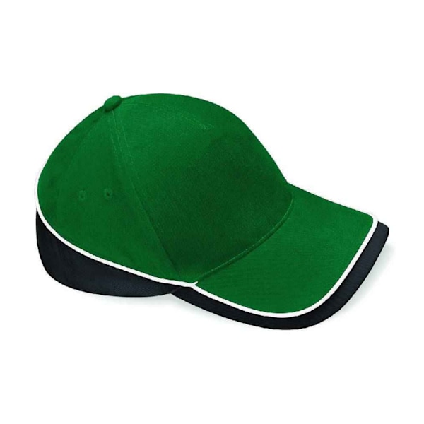 Beechfield Teamwear Competition Cap One Size Bottle Green/Black Bottle Green/Black/White One Size